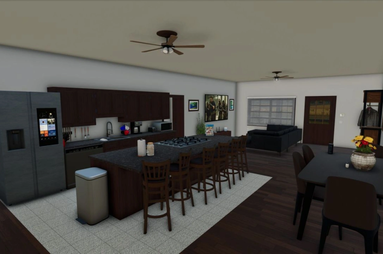 Будівля Будинок з 3 спальнями та 2 ванними для Farming Simulator 25