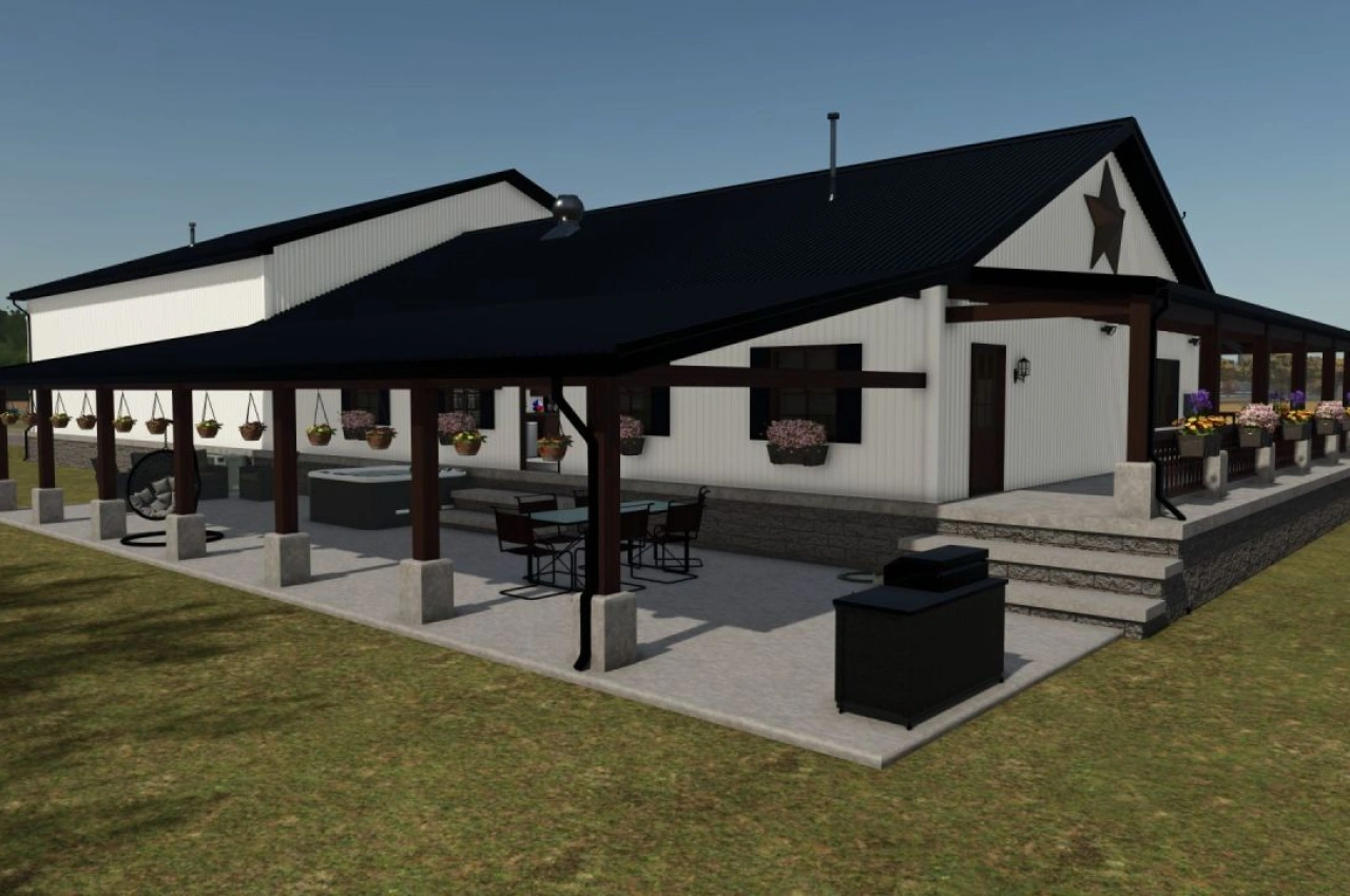 Будівля Будинок з 3 спальнями та 2 ванними для Farming Simulator 25