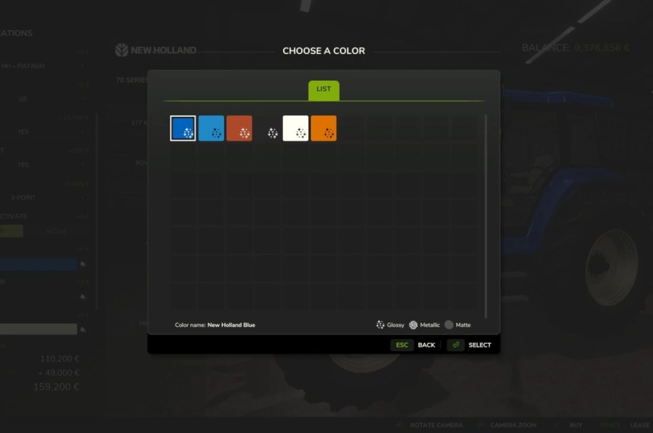 Трактор NH/Fiatagri 70 Series для Farming Simulator 25