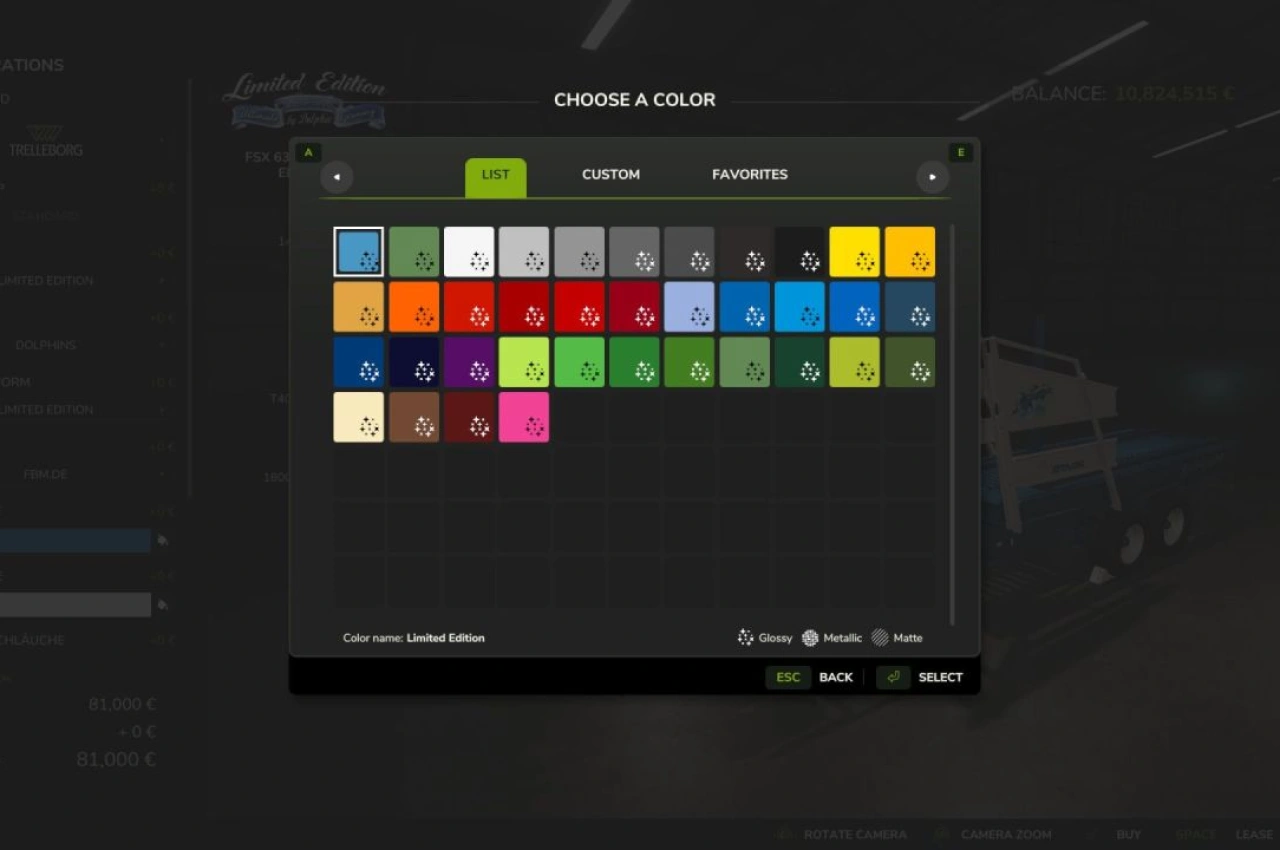 Трактор Arcusin FX63 Limited Edition для Farming Simulator 25