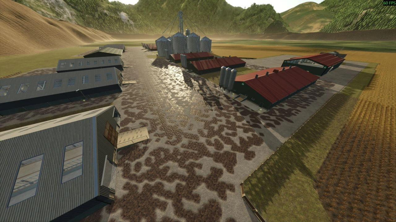 Карта Fields and Animals для Farming Simulator 25