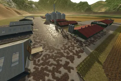 Fields and Animals Karte für Farming Simulator 25