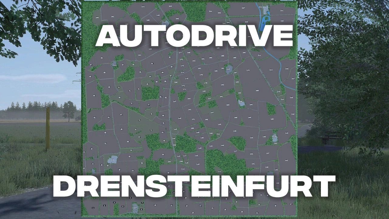 Sieć Autodrive Kreis Drensteinfurt do Farming Simulator 25