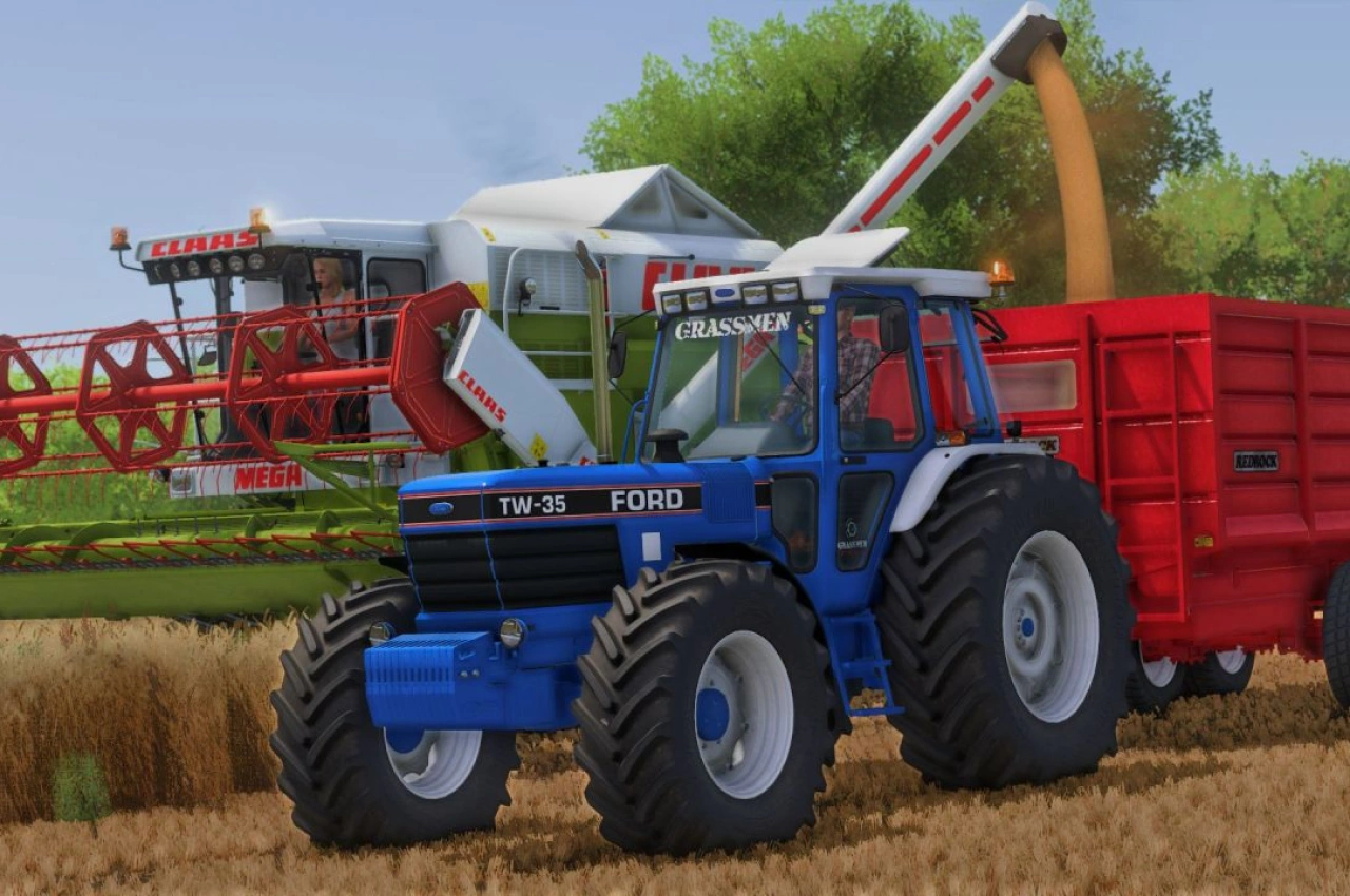 Трактор Ford TW35 GRASSMEN для Farming Simulator 25