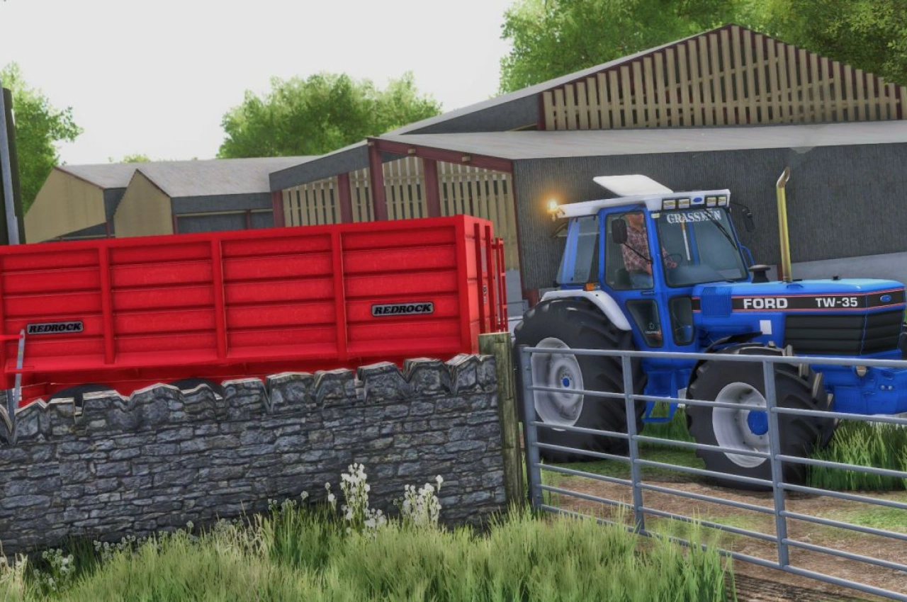 Трактор Ford TW35 GRASSMEN для Farming Simulator 25