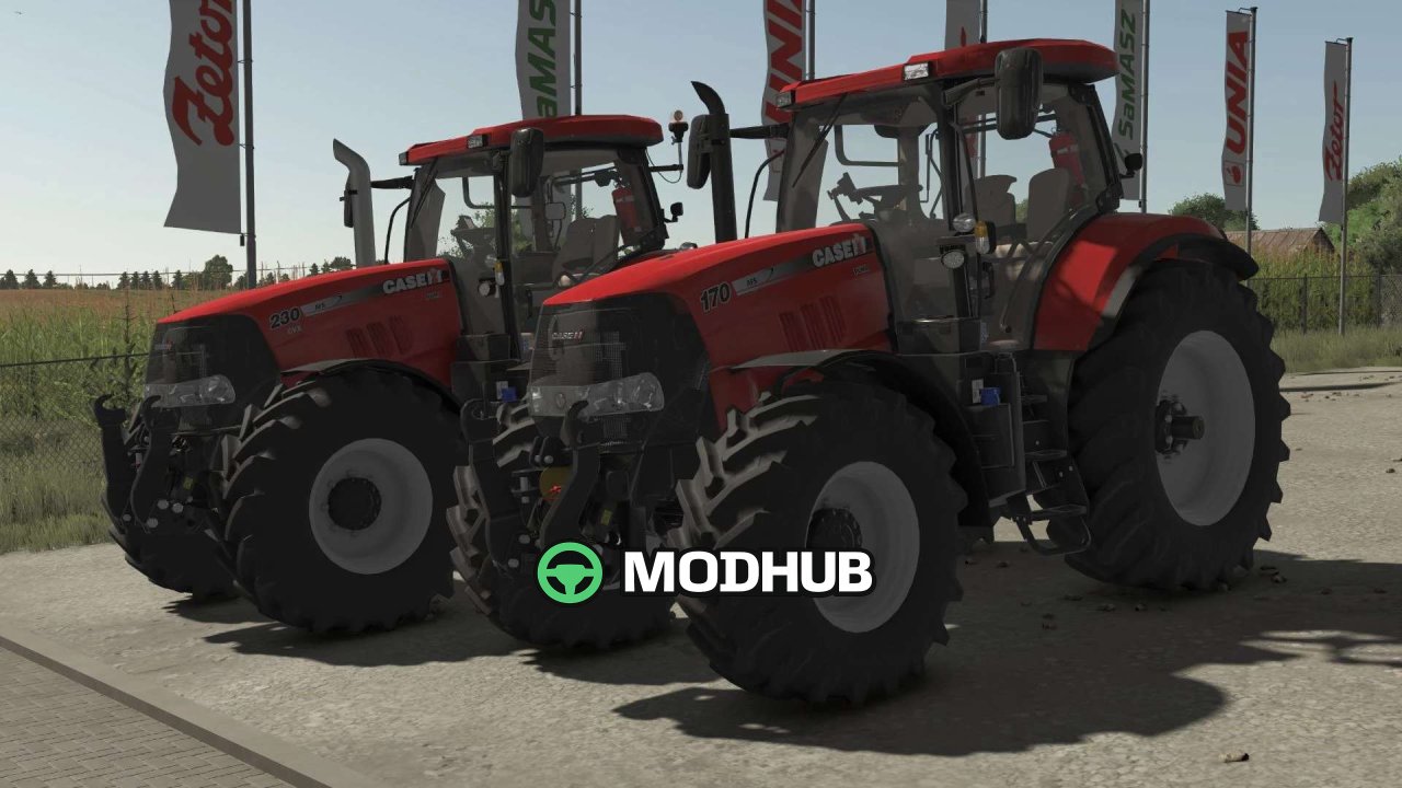 Mod na Potężny Traktor Case IH Puma CVX dla FS25 (170–230) — Nowe Dźwięki i Poprawka Hamulców