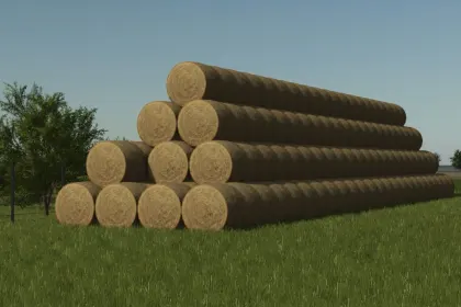 Silage/Strohballenstapel für Farming Simulator 25