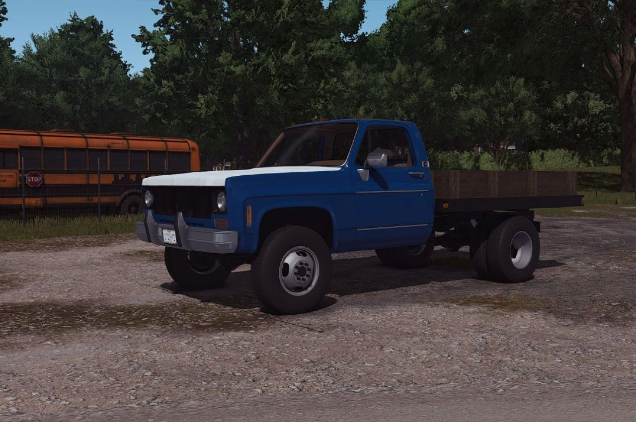 Вантажівка Chevrolet K30 1976 року для Farming Simulator 25