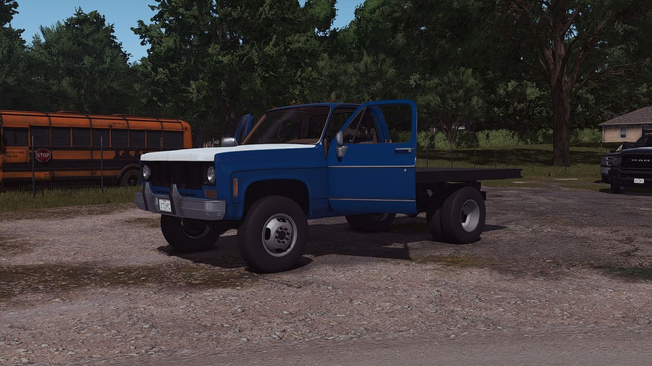 Вантажівка Chevrolet K30 1976 року для Farming Simulator 25