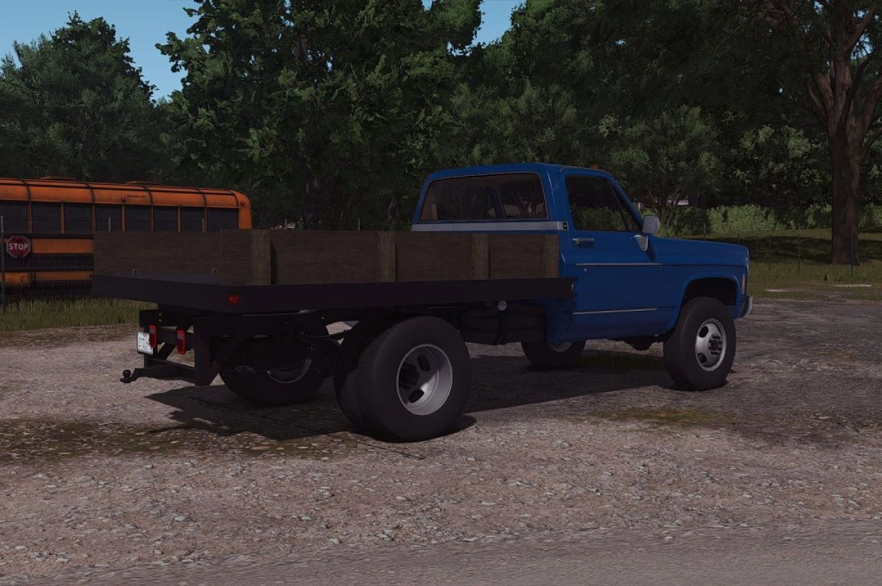 Вантажівка Chevrolet K30 1976 року для Farming Simulator 25