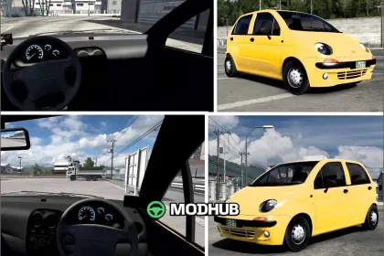 Car Daewoo Matiz 2002 for Euro Truck Simulator 2
