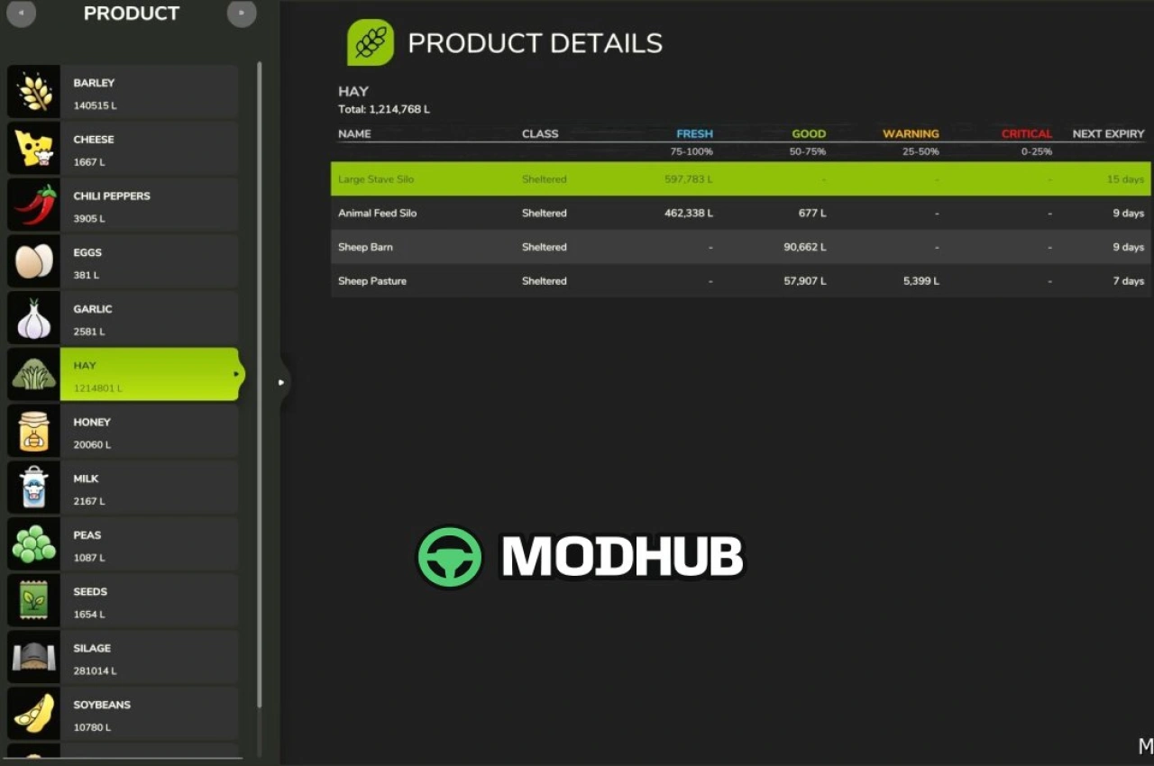 Мод Fresh для Farming Simulator 25