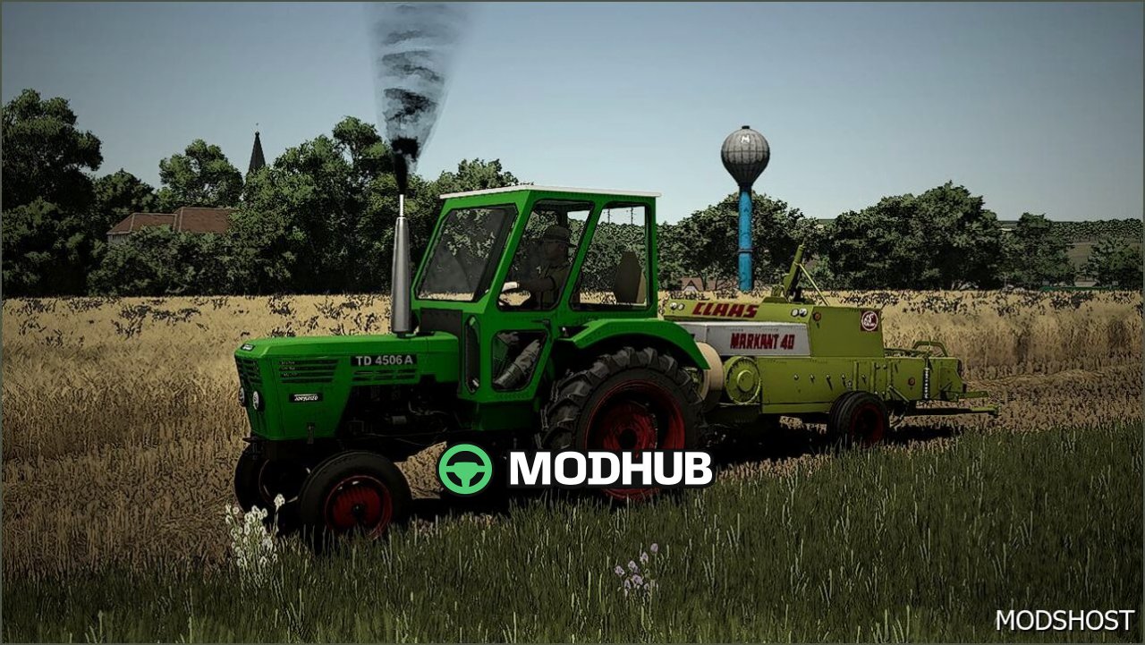 Прес-підбирач Claas/Deutz для Farming Simulator 25