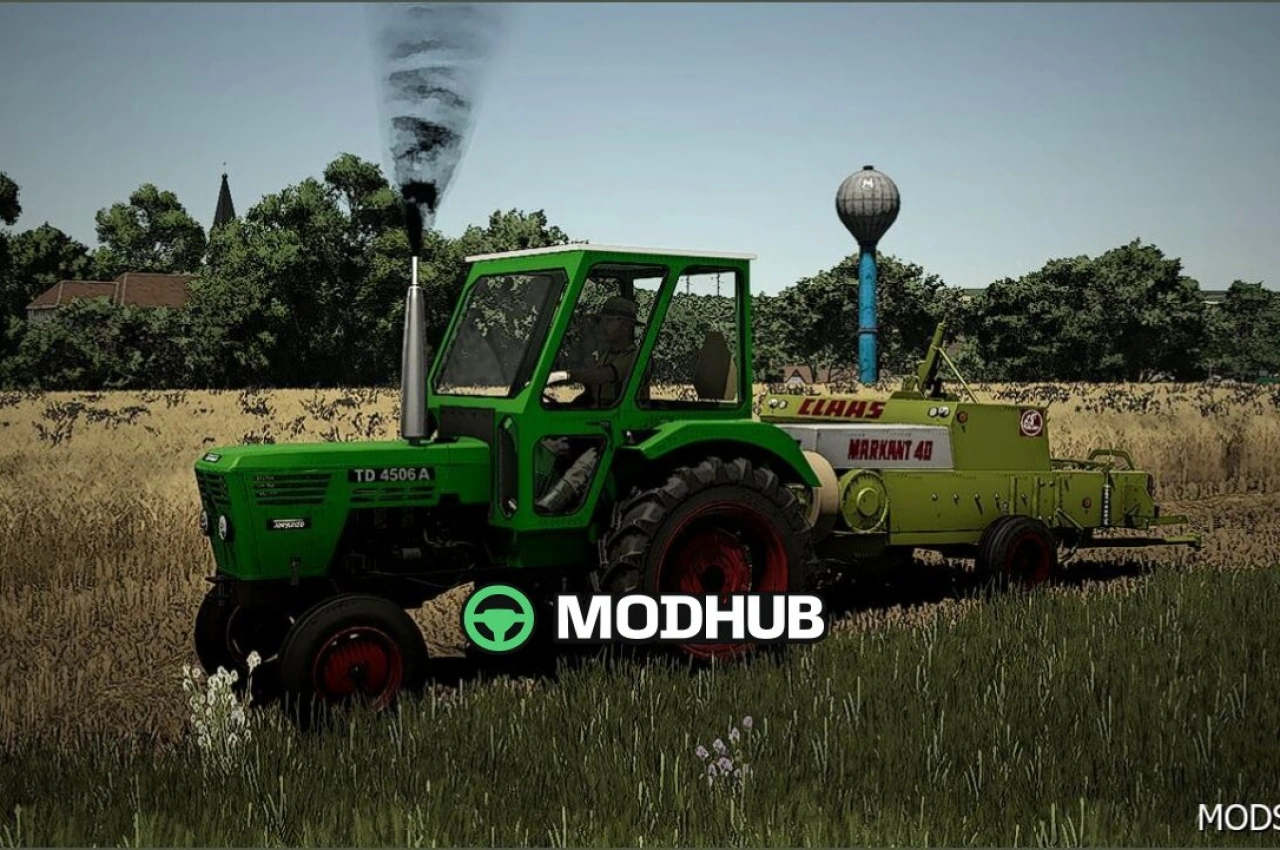 Прес-підбирач Claas/Deutz для Farming Simulator 25