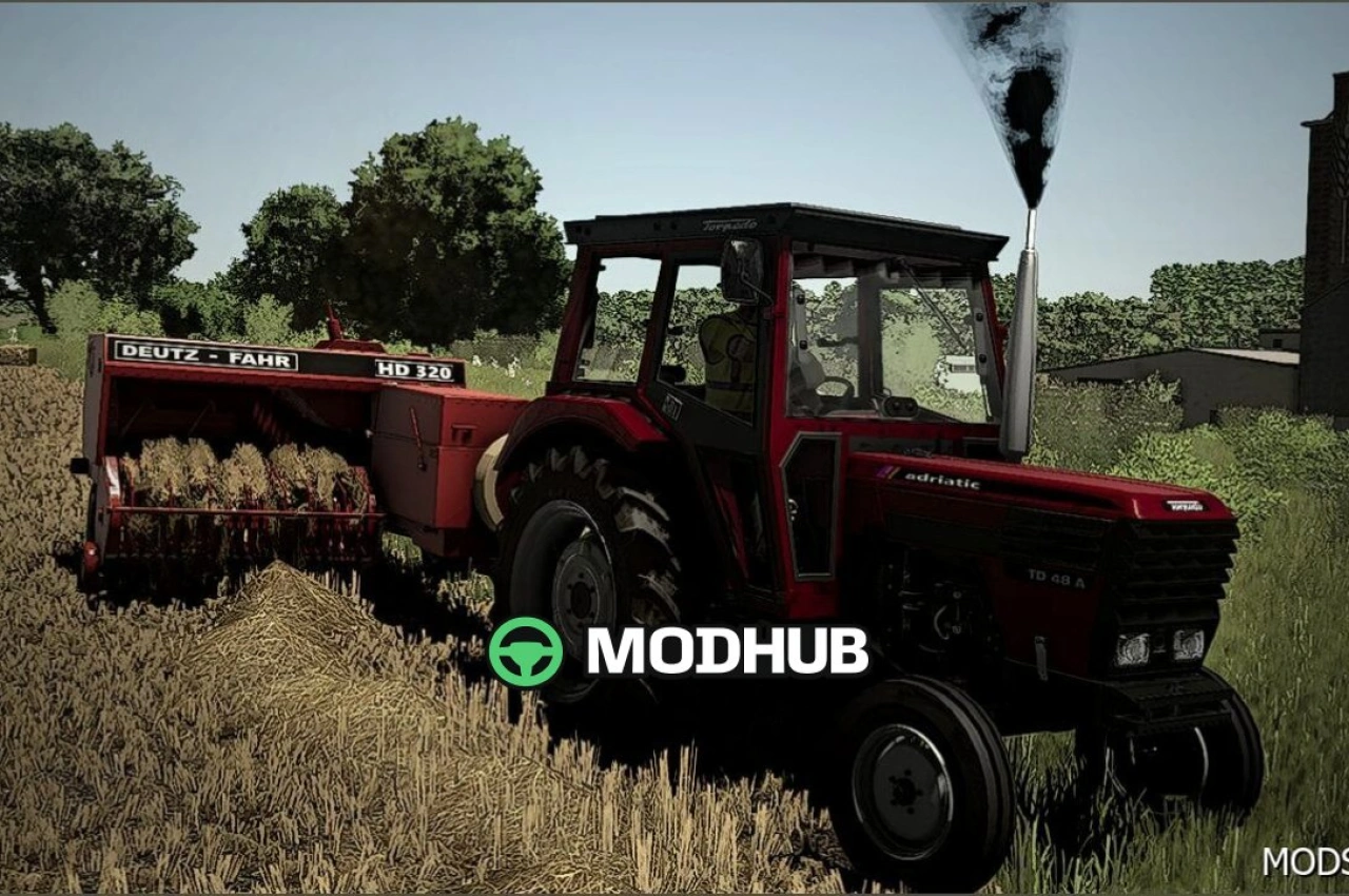 Прес-підбирач Claas/Deutz для Farming Simulator 25