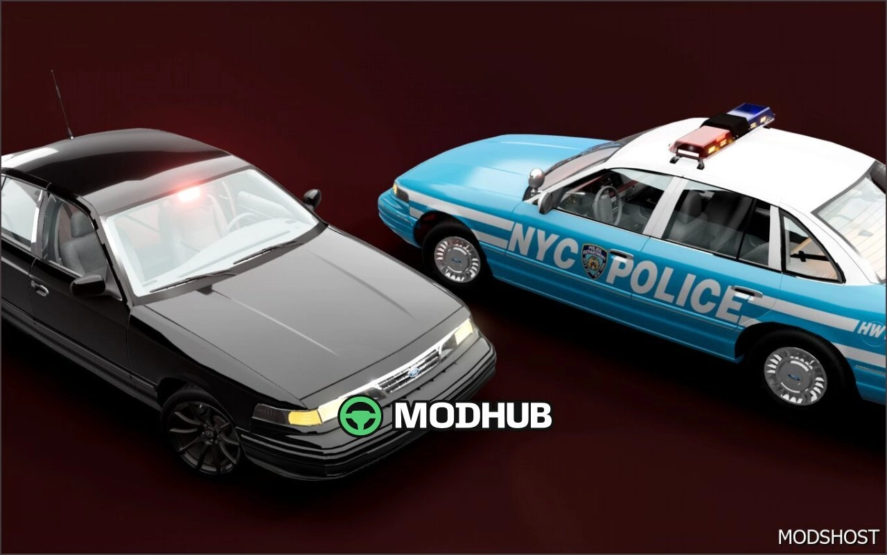 Поліцейські автомобілі American Pack для BeamNG.drive