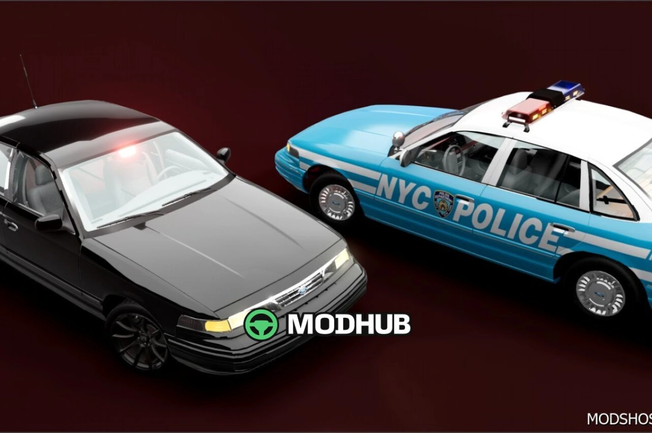 Поліцейські автомобілі American Pack для BeamNG.drive