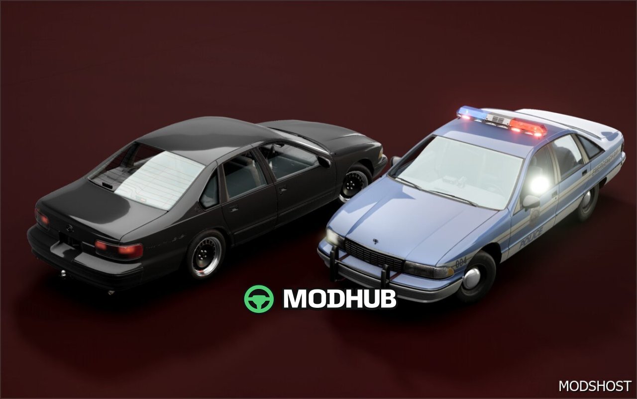 Поліцейські автомобілі American Pack для BeamNG.drive