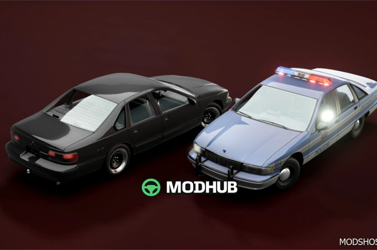 Поліцейські автомобілі American Pack для BeamNG.drive