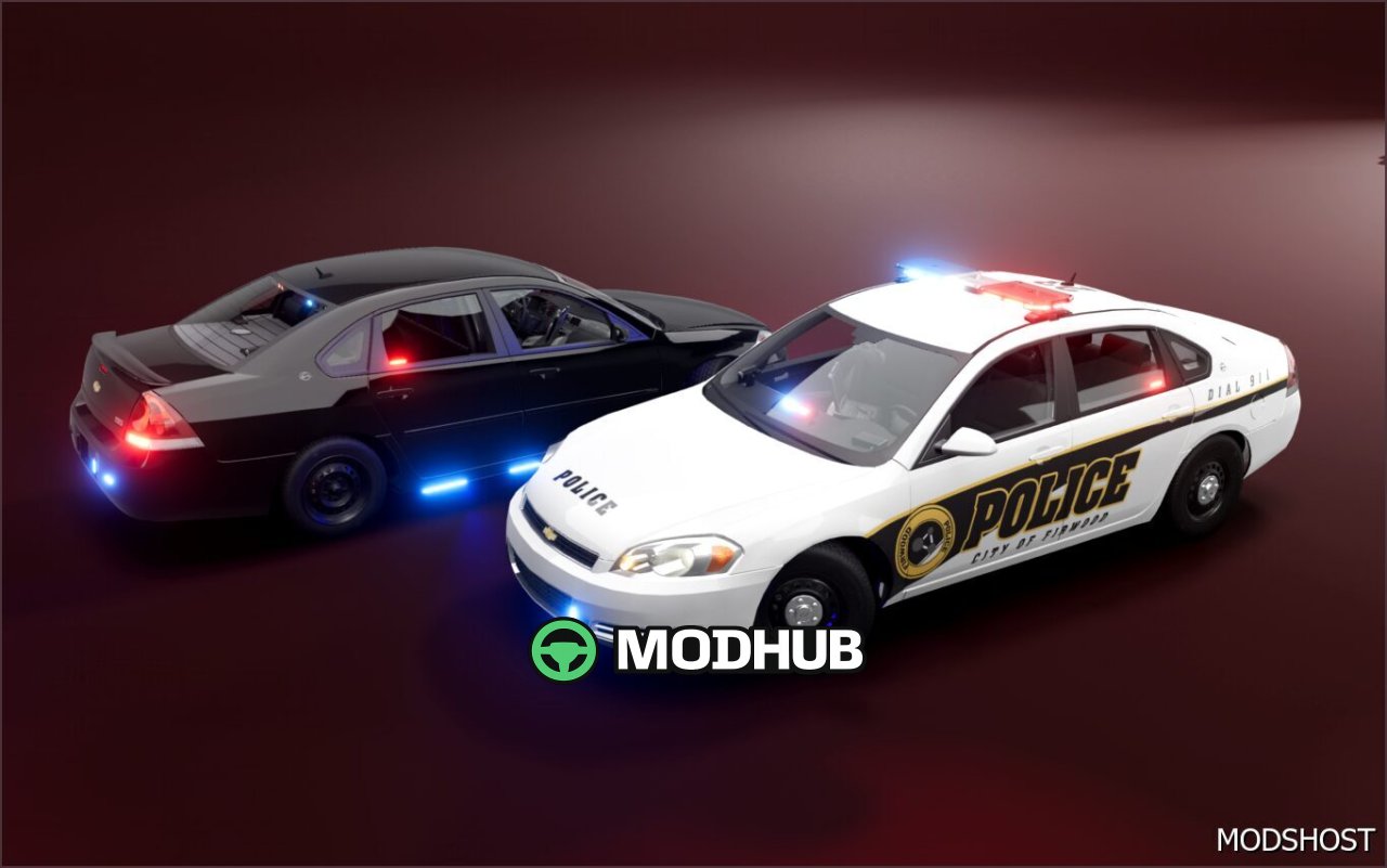 Поліцейські автомобілі American Pack для BeamNG.drive