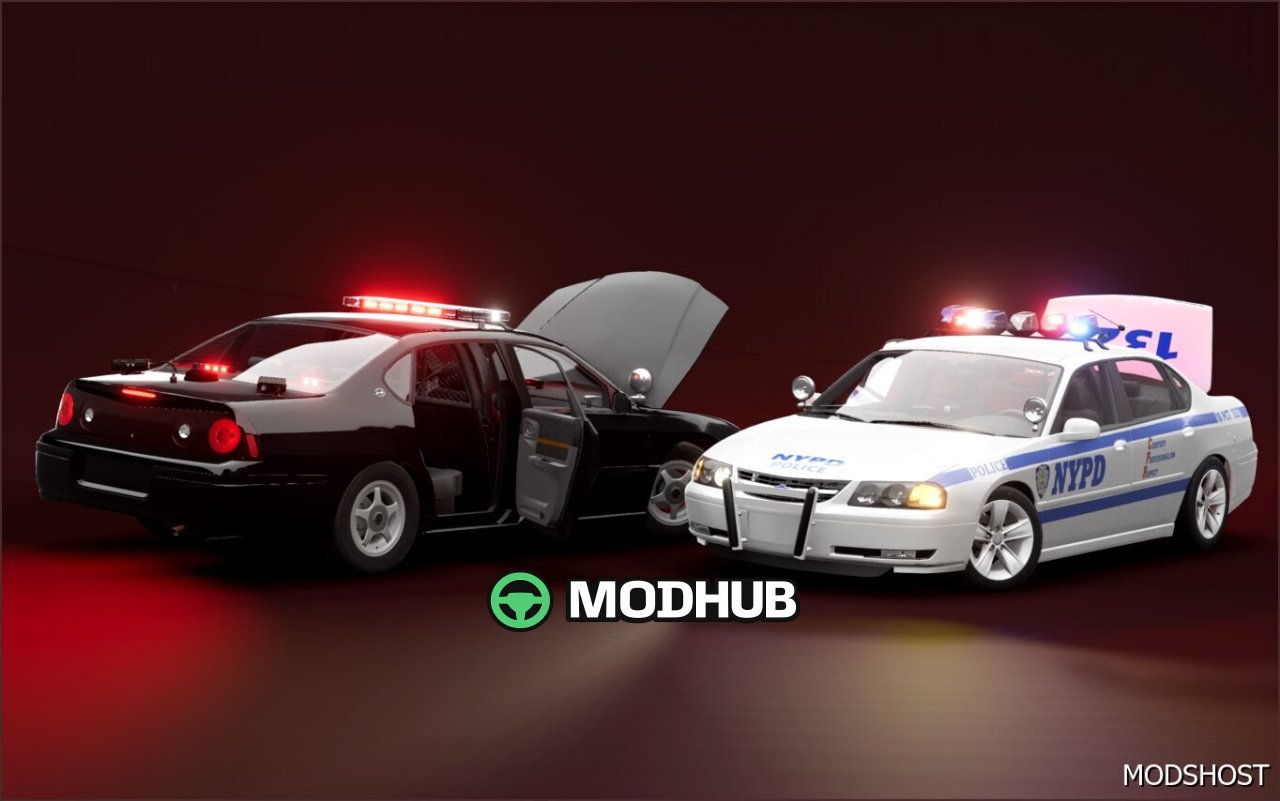 Поліцейські автомобілі American Pack для BeamNG.drive