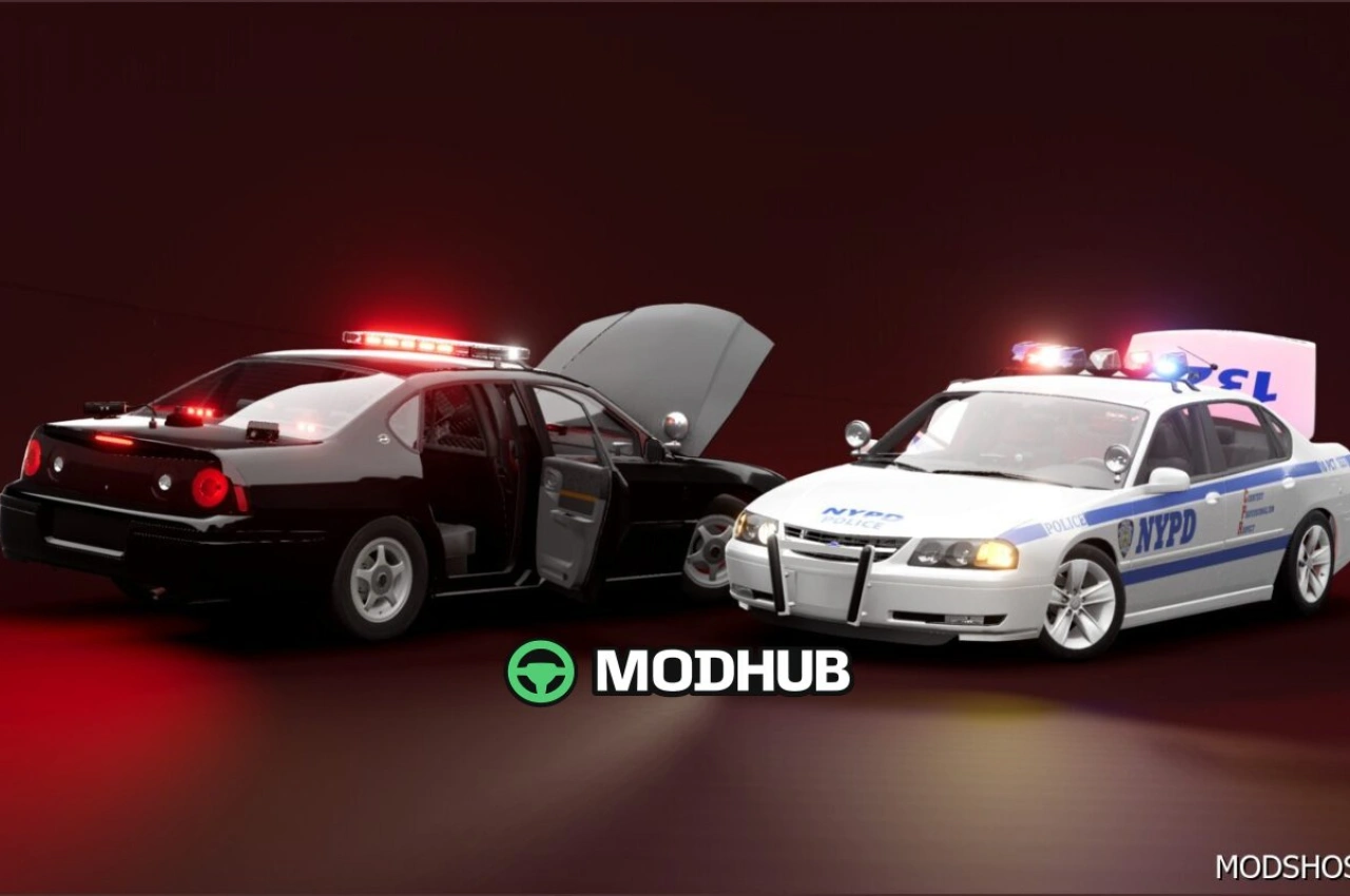 Поліцейські автомобілі American Pack для BeamNG.drive