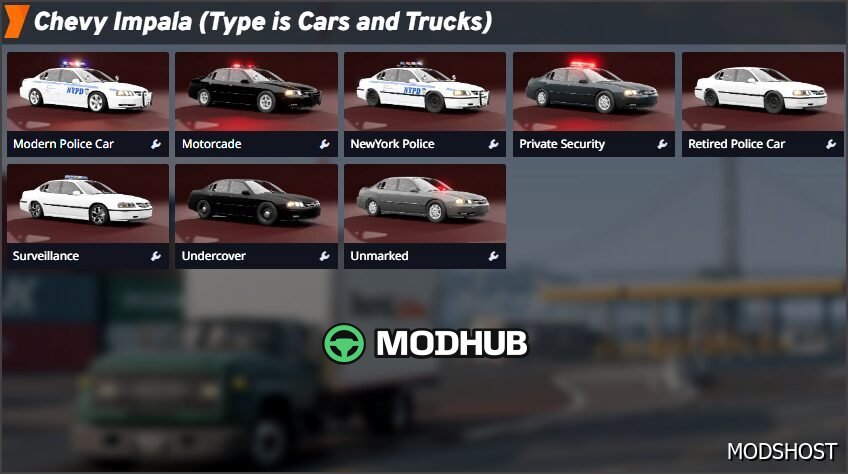 Поліцейські автомобілі American Pack для BeamNG.drive