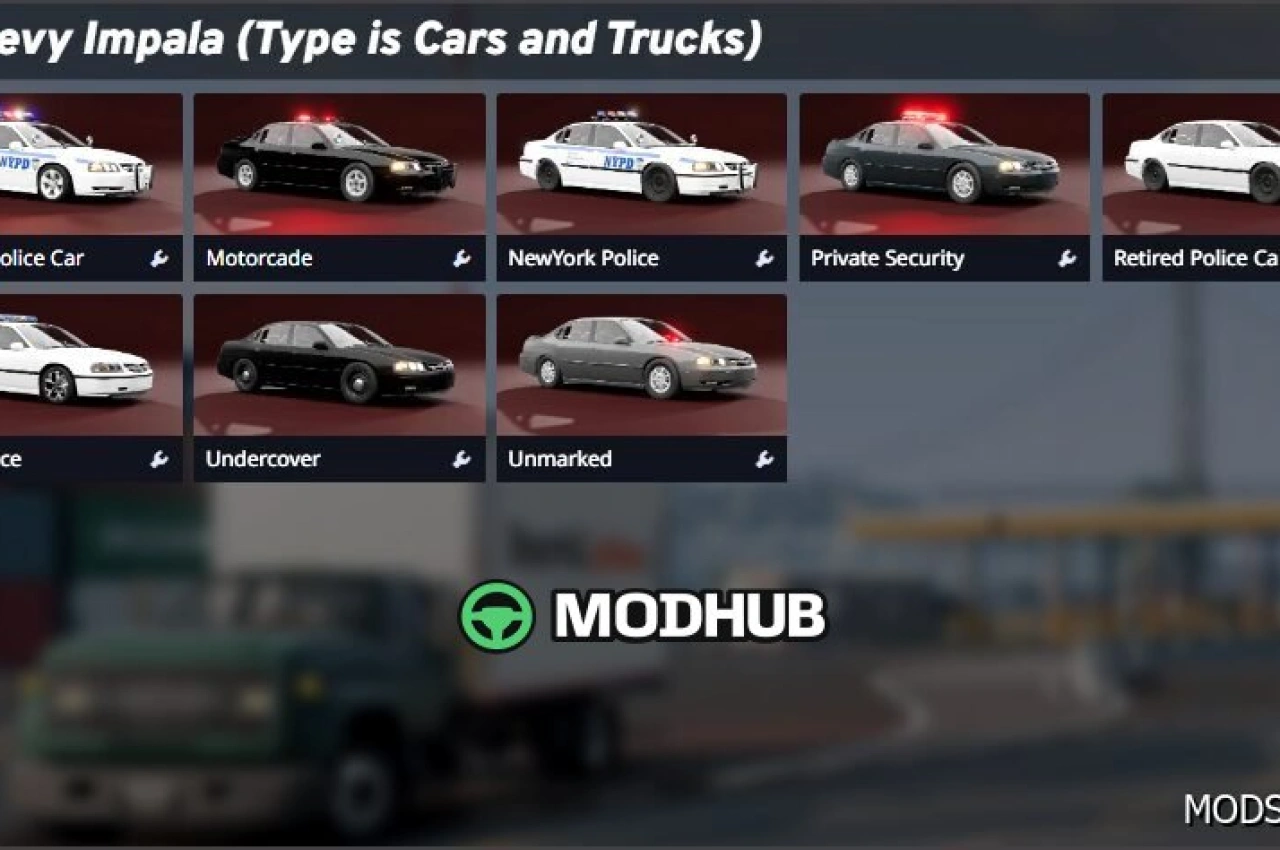 Поліцейські автомобілі American Pack для BeamNG.drive