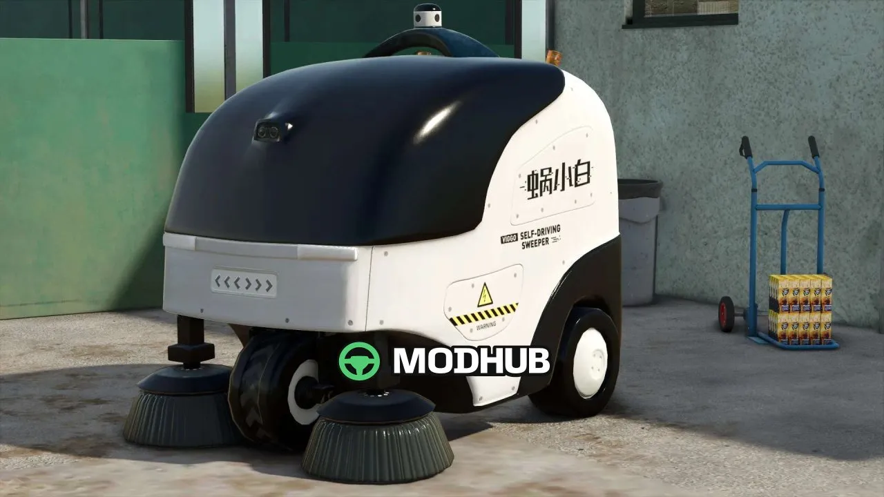 Новий Робот-прибиральник Robot Sweeper v1.0.0.0 для FS25