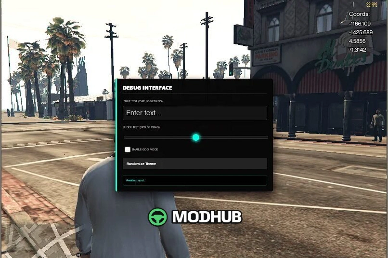 Інструмент WebUI V0.2.3 для GTA 5