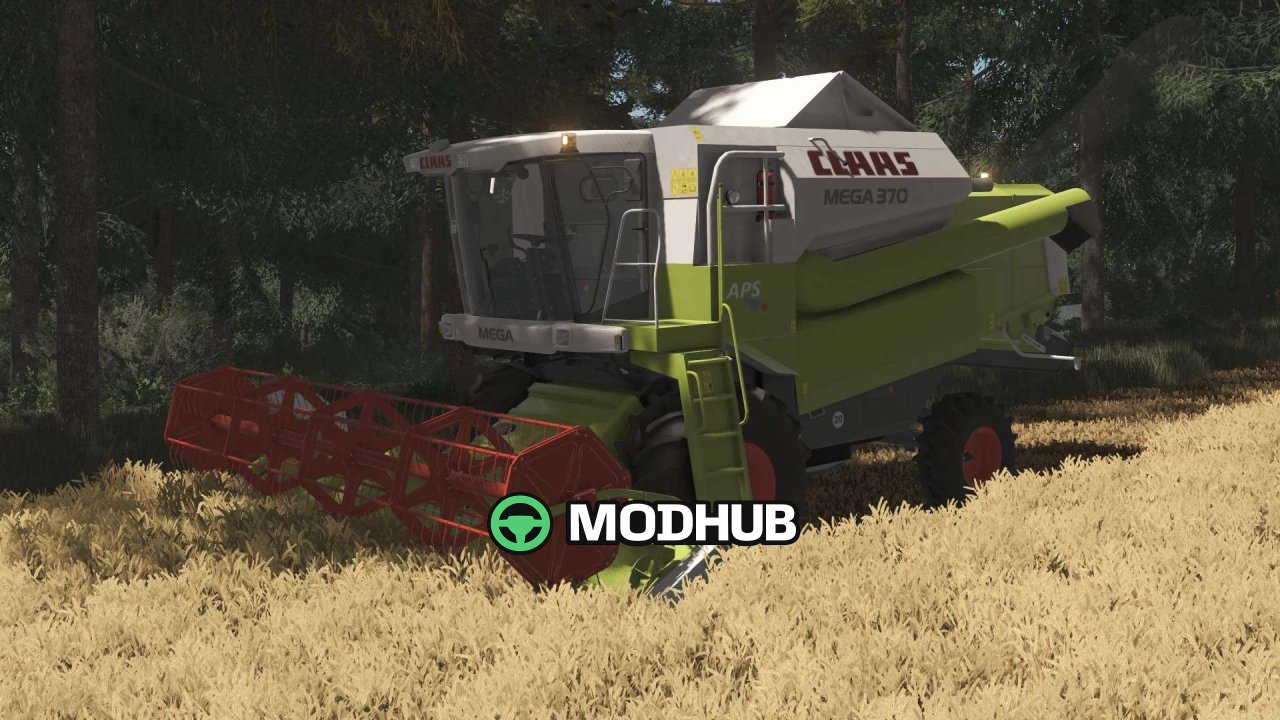 Mod für den legendären Mähdrescher Claas Mega Pack 350/360/370 für FS25