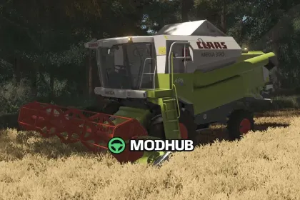 Мод на Легендарний Комбайн Claas Mega Pack 350/360/370 для FS25