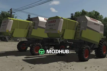 Mod für den legendären Mähdrescher Claas Mega Pack 350/360/370 für FS25 — 2