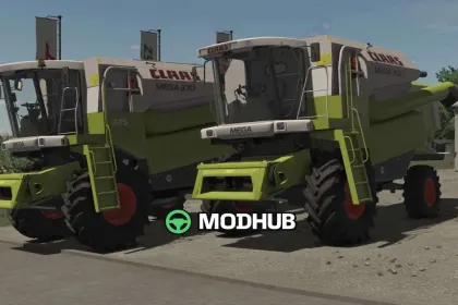 Mod für den legendären Mähdrescher Claas Mega Pack 350/360/370 für FS25 — 3