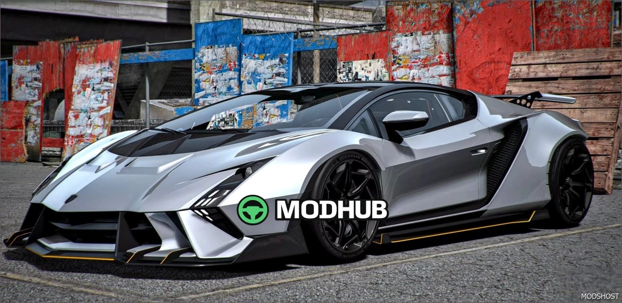 Автомобіль Lamborghini Invencible Beast Edition для GTA 5