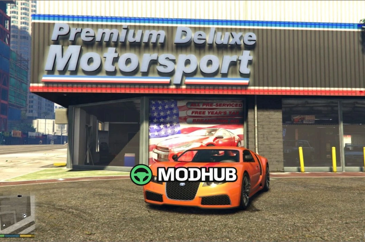 Скрипт мод для ринку автомобілів для GTA 5