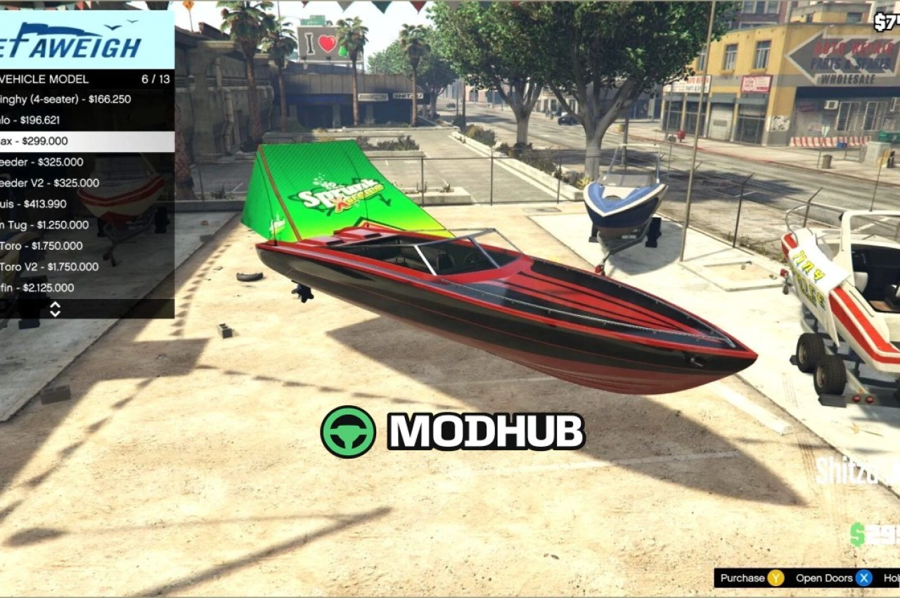 Скрипт мод для ринку автомобілів для GTA 5