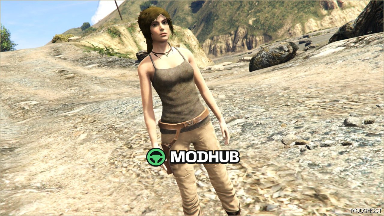 Модель Лари Крофт для GTA 5