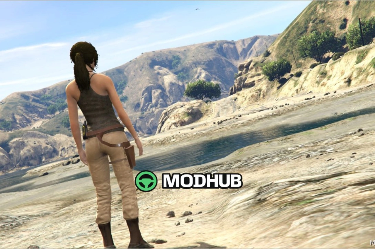 Модель Лари Крофт для GTA 5