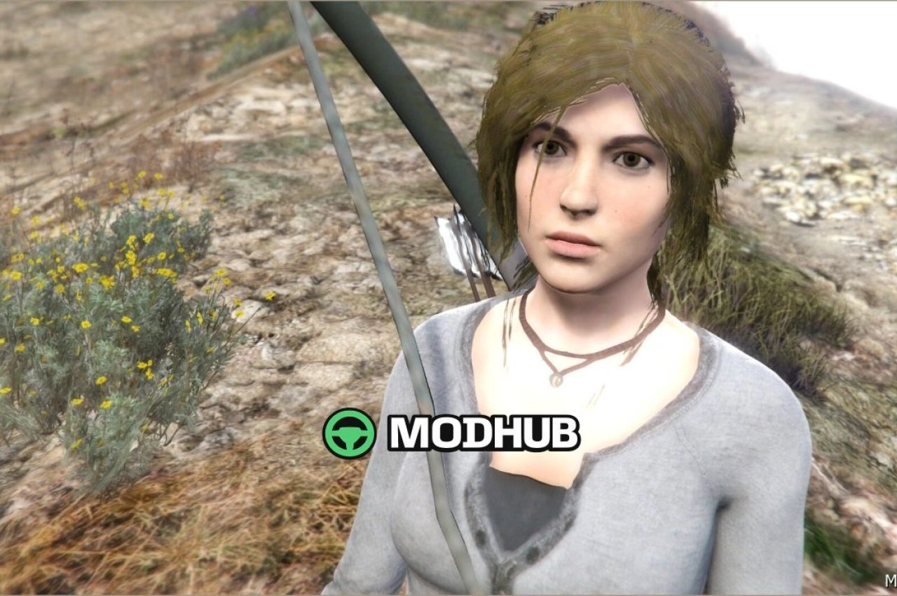 Модель Лари Крофт для GTA 5