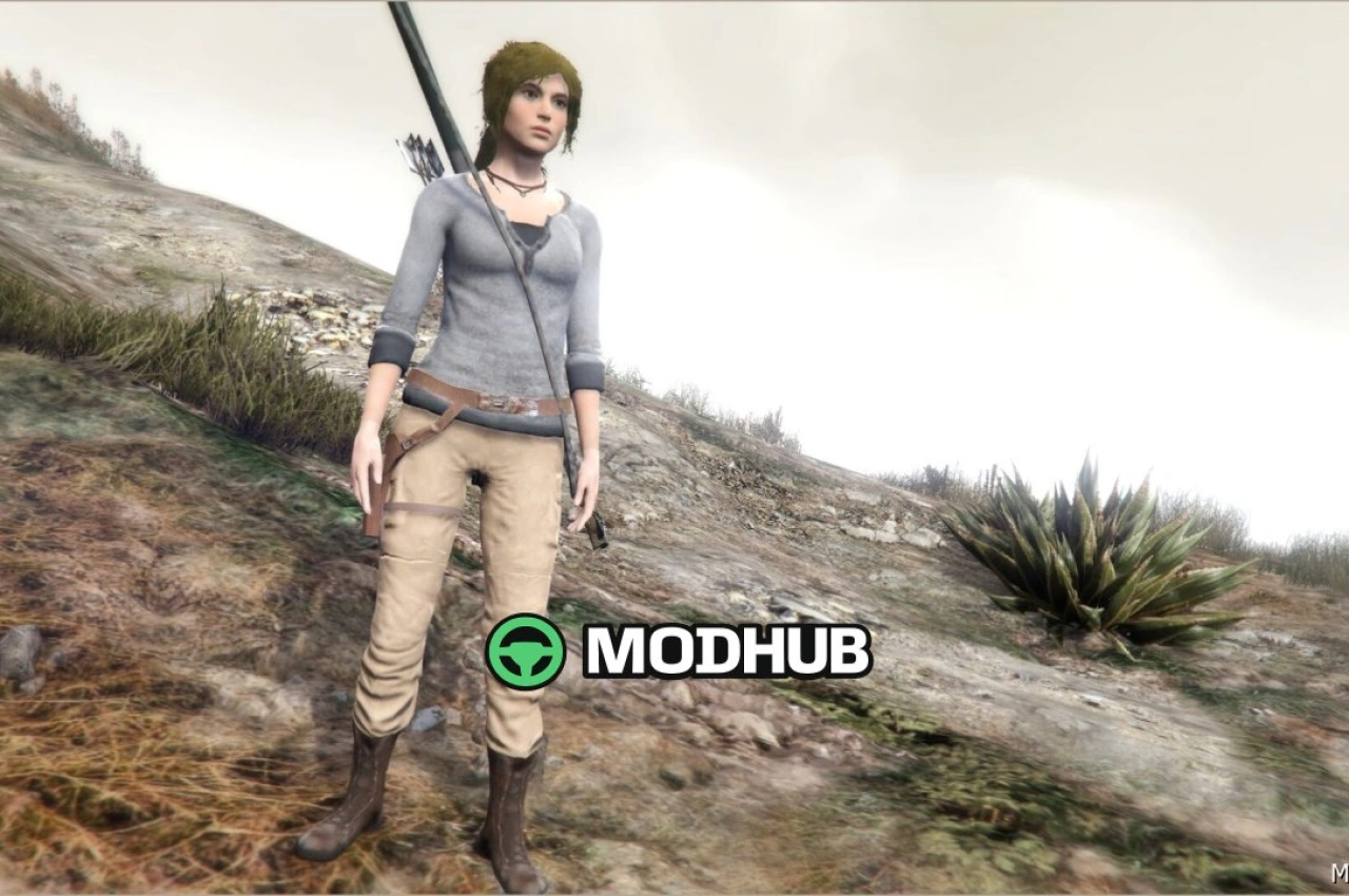 Модель Лари Крофт для GTA 5