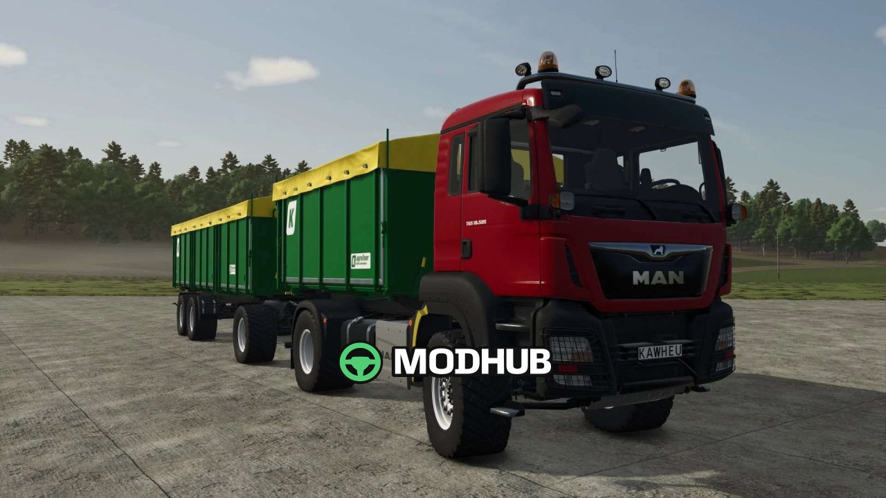 Mod für leistungsstarken Lkw MAN TGS AgroTruck für FS25 (v1002)