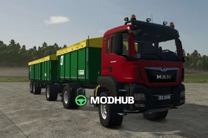 Mod für leistungsstarken Lkw MAN TGS AgroTruck für FS25 (v1002) — 3