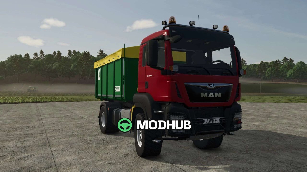 Mod für leistungsstarken Lkw MAN TGS AgroTruck für FS25 (v1002)
