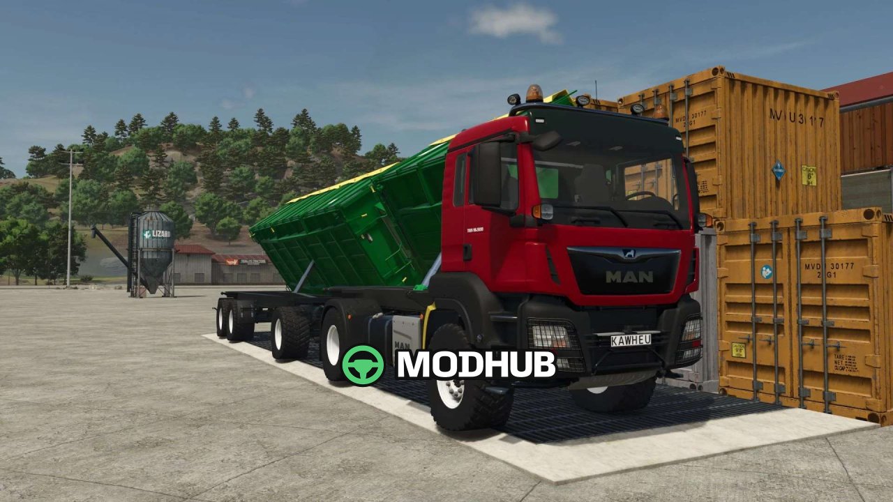 Mod für leistungsstarken Lkw MAN TGS AgroTruck für FS25 (v1002)