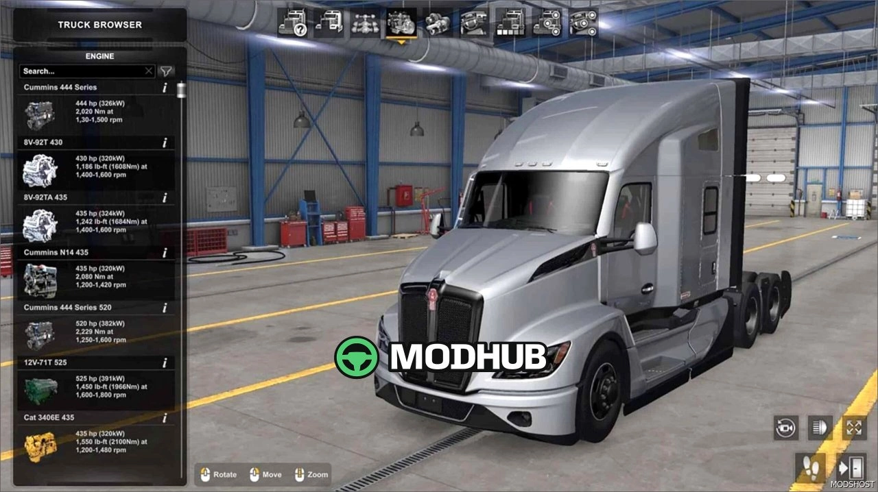 Звуковий пакет двигунів Megapack V5.0 для American Truck Simulator