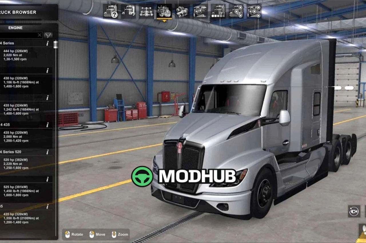 Звуковий пакет двигунів Megapack V5.0 для American Truck Simulator