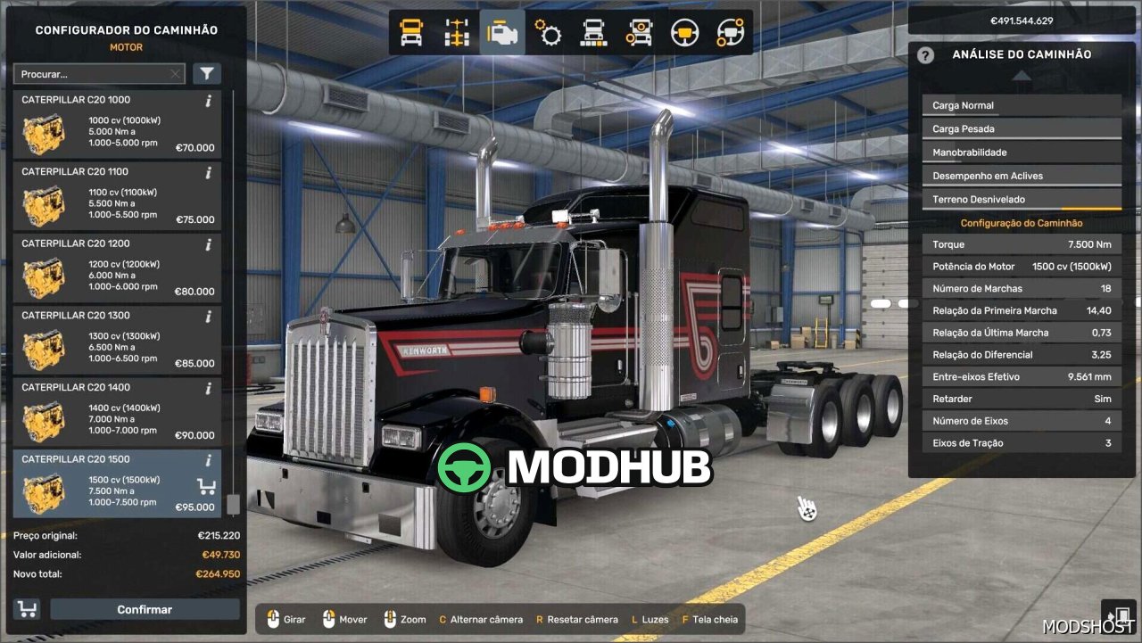 Motoren 1.50-1.58 für American Truck Simulator