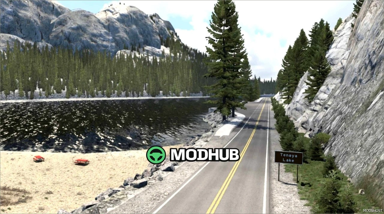 Карта Sierra Nevada V1.12 для American Truck Simulator