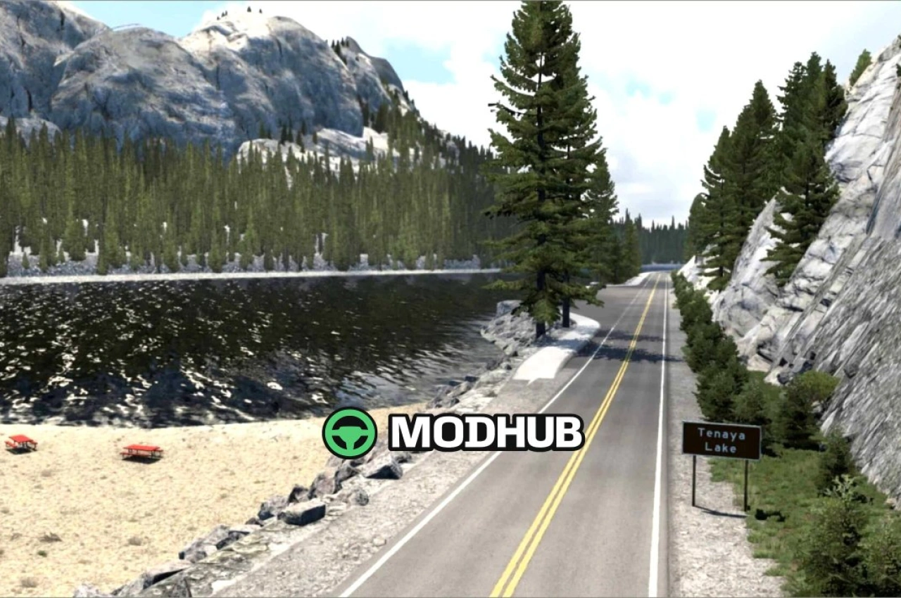 Карта Sierra Nevada V1.12 для American Truck Simulator